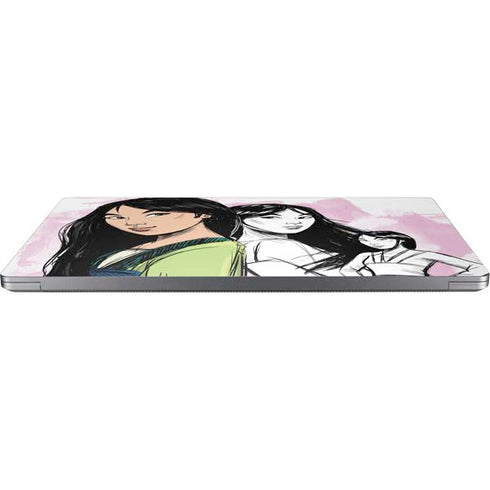 Disney Princess Mulan Sketch Universal Laptop 16in (13 x 9.4in) Skin